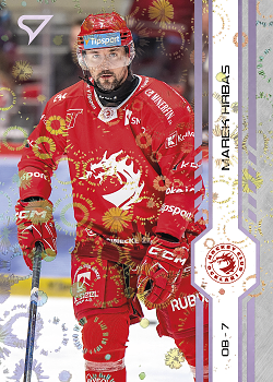 Marek Hrbas Trinec Tipsport ELH 2024/25 SportZoo 2. serie Puck Marks #253